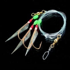 Jenzi Norwegen-Paternoster mit Fischhaut 140cm transparent 