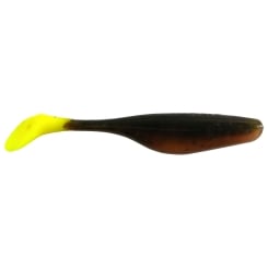 Jenzi River Shad USA-Bass Gummiköder grün glitter gelb 15cm 1 Stück