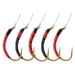 Jenzi special Hegene with Gold Hooks #12 Black Red