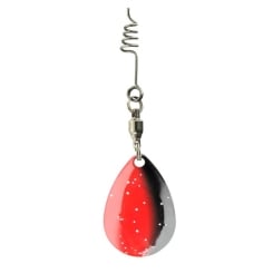 Jenzi Spinner Blade with Spring Bolt 65mm 2pcs Red Black