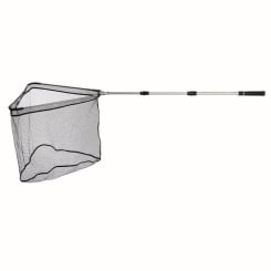 Jenzi Landing Net Rubber 2.40m 3-piece Telescopic Foldable 