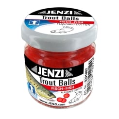 Jenzi Trout Balls Salmon Egg Imitation Trout Baits Fluo Red | Fish