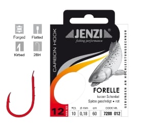 Jenzi Target Fish Hook Trout 12