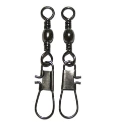 Jenzi Snap Swivel with safety hooks bk 