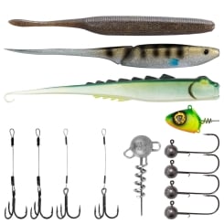 Zander Vertikal-Komplett-Set: Boot, Buhne, alles dabei 