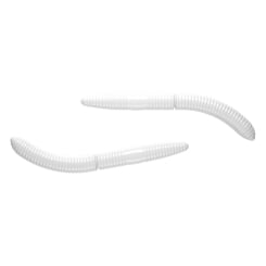 Libra Lures Fatty DWorm 65 Gummiwurm schwimmend White | Käse