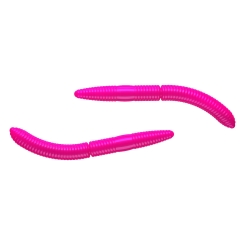 Libra Lures Fatty DWorm 65 Gummiwurm schwimmend Hot Pink | Käse