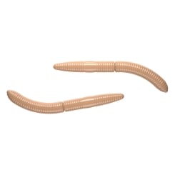 Libra Lures Fatty DWorm 65 Gummiwurm schwimmend Pellets | Knoblauch