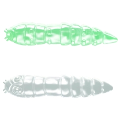 Libra Lures Kukolka 42 Soft Plastic Lures Cheese floating Glow UV Green