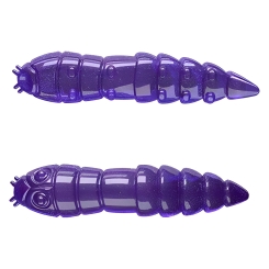 Libra Lures Kukolka 42 Soft Plastic Lures Cheese floating Purple With Glitter