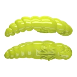 Libra Lures Largo 35 Gummilarven Käse schwimmend Hot Yellow