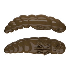 Libra Lures Largo 35 Gummilarven Käse schwimmend Brown