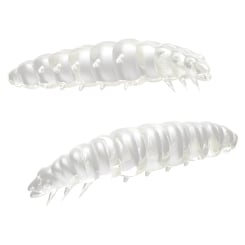 Libra Lures Larva 35 Gummiköder Käse schwimmend Silver Pearl