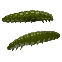Libra Lures Larva 35 Soft Plastic Lures Cheese floating Olive