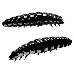 Libra Lures Larva 35 Gummiköder Käse schwimmend Black