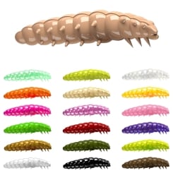 Libra Lures Larva 35 Gummiköder Käse schwimmend 