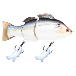 Lucky Craft Real BG 150SS Wobbler Swimbait Pearl Threadfin Shad