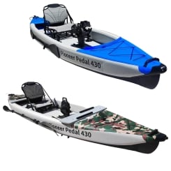Lurante Aufblasbares Kajak mit Pedalantrieb Pioneer Pedal 430 