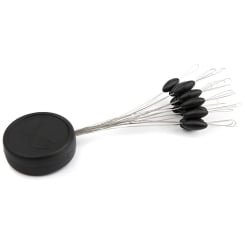 Matrix Rubber Line Stops Black Medium