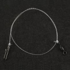 Queen Predator leader trasparent triple braided 45cm 20,0kg
