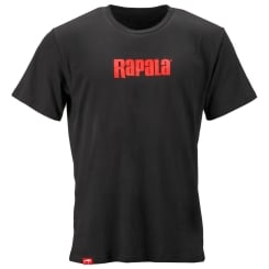 Rapala T-Shirt with Logo Black Red Cotton 