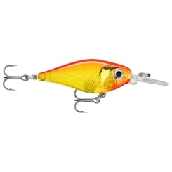 Rapala X-Light Shad Fishing Plug 4cm 4g Gold Fluo Red