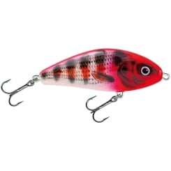 Salmo Fatso Lure Pullbait Holo Red Head Striper HRS 