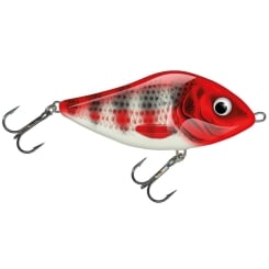Salmo Slider Jerkbait Glider Red Head Striper RHS 