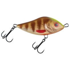 Salmo Slider Wobbler Jerkbait Glider Spotted Brown Perch | 12cm sinkend
