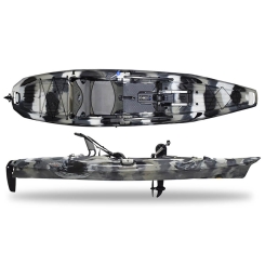 Seastream Angler 120 Pedal Drive Fishing Kayak Urban Camo