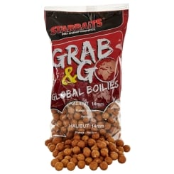 Starbaits Grab and Go Global Karpfen Boilies Hailbut | 14mm