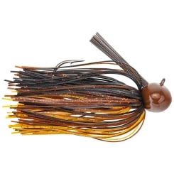 Strike King Tour Grade Football Jig Skirted Jig 21,3g Black Brown Amber