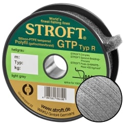 STROFT GTP Typ R Geflochtene Angelschnur 125m hellgrau R7-0,300mm-18kg