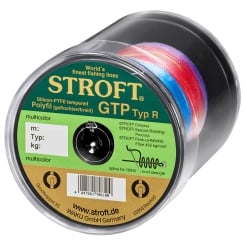 STROFT GTP Typ R Geflochtene Angelschnur 600m multicolor R6-0,280mm-14kg