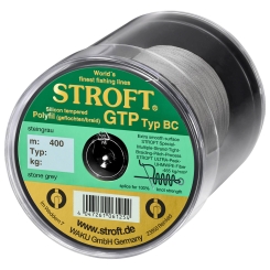 Stroft GTP Typ BC Baitcaster Schnur Geflochten Grau 400m | BC06 0,13mm 4,5kg