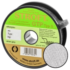 Schnur STROFT GTP Typ S Geflochtene 250m Silbergrau 