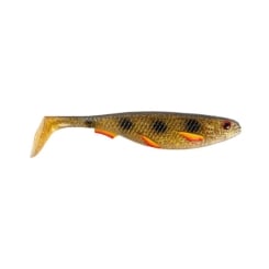 Stroft Predator P-10 soft bait 10cm Gold Flakes Fire Fin