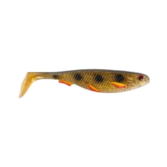 Stroft Predator P-14 soft bait 14cm Gold Flakes Fire Fin