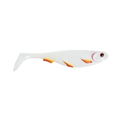 Stroft Predator P-14 soft bait 14cm White Fire Fin