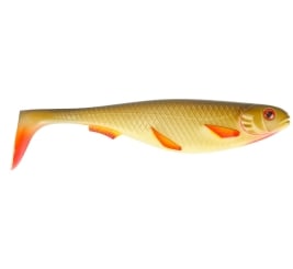 Stroft Predator P-18 Gummifisch 18cm Olive Fire Fin