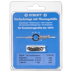Stroft Vorfachringe Typ 4 mit Montagehilfe 60kg  