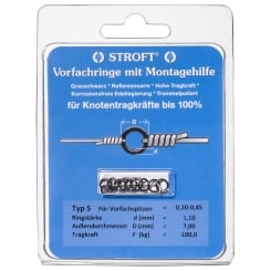 Stroft Vorfachringe Typ 5 mit Montagehilfe 100kg  