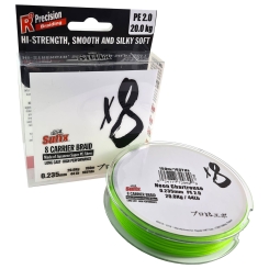 Sufix Geflochtene x8 Angelschnur 150m Neon Chart | 15,5kg 0,185mm