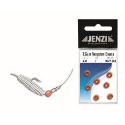Jenzi Tasty Gums Tungsten Perlen rund Orange | 2,8mm 0,15g
