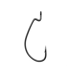 Vanfook Worm 55B Offset Hooks Stealth Black 