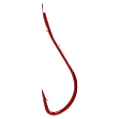 VMC Worm Hook 7053 Hooks To Nylon 60cm Red | #8