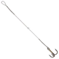 VMC Multiflex Wire Leader with Treble Hook 1x7 C723 40cm 