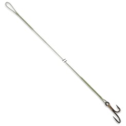 VMC Nylflex Wire Leader with Ryder Hook 1x7 C702R 40cm 