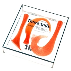 Zalt Three Tails Paddle Jerk Swim Orange Silver Flake
