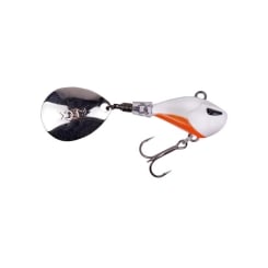 Zeck Rogue Runner Jig Spinner White Orange | 10g